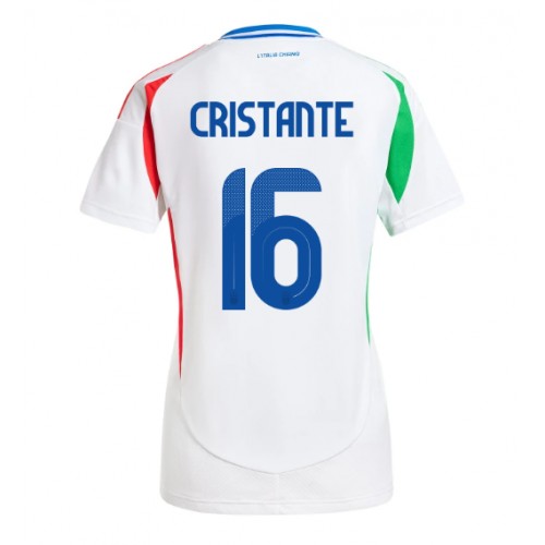 Fotballdrakt Dame Italia Bryan Cristante #16 Bortedrakt EM 2024 Kortermet